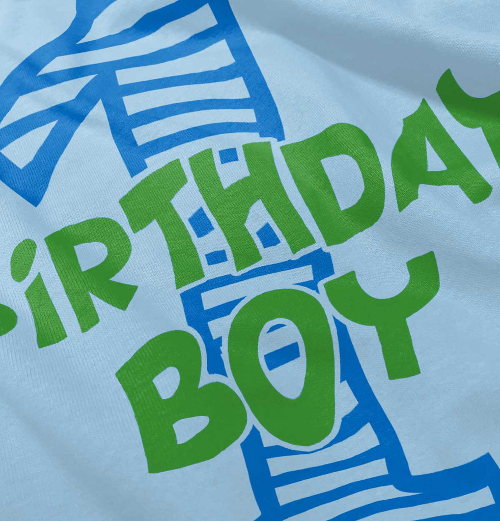 Birthday Boy Romper Bodysuit-Direct To Garment Print-Brisco Baby