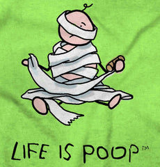 Baby Toilet Paper Infant Toddler T Shirt-Direct To Garment Print-Brisco Baby