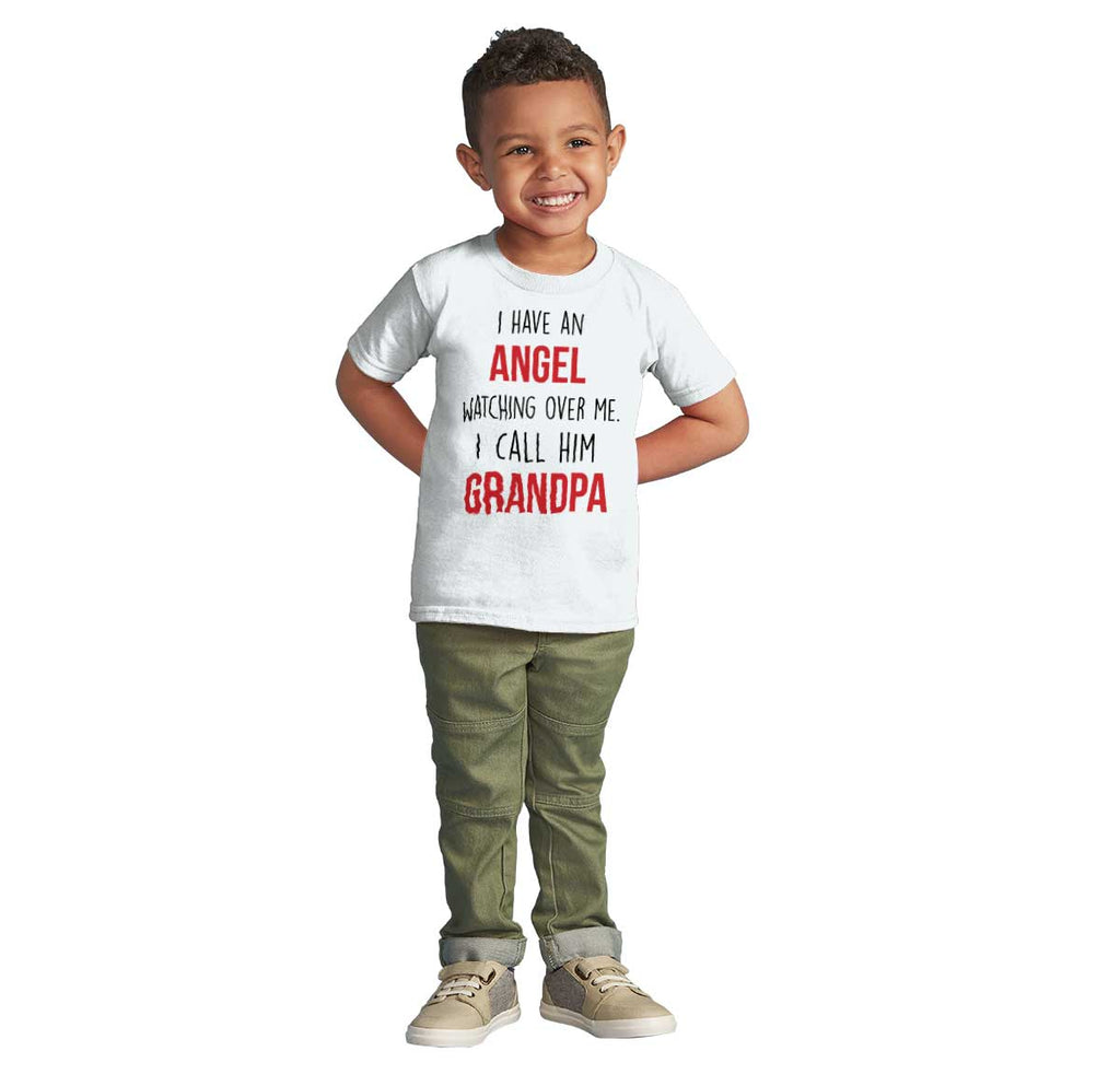 Grandpa Watching Over Me Infant Toddler T Shirt-Direct To Garment Print-Brisco Baby