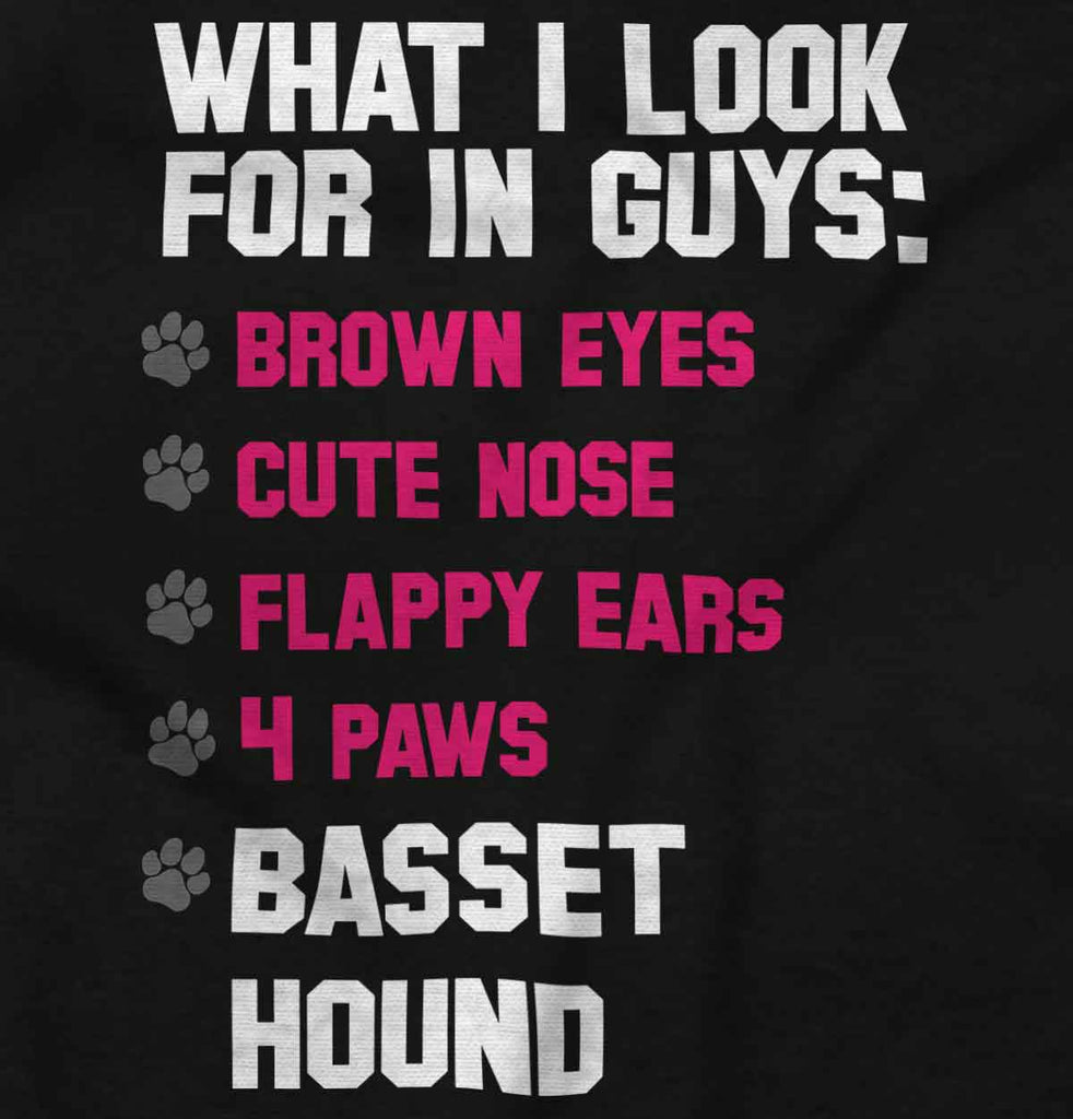 Basset Hound List Romper Bodysuit-Direct To Garment Print-Brisco Baby