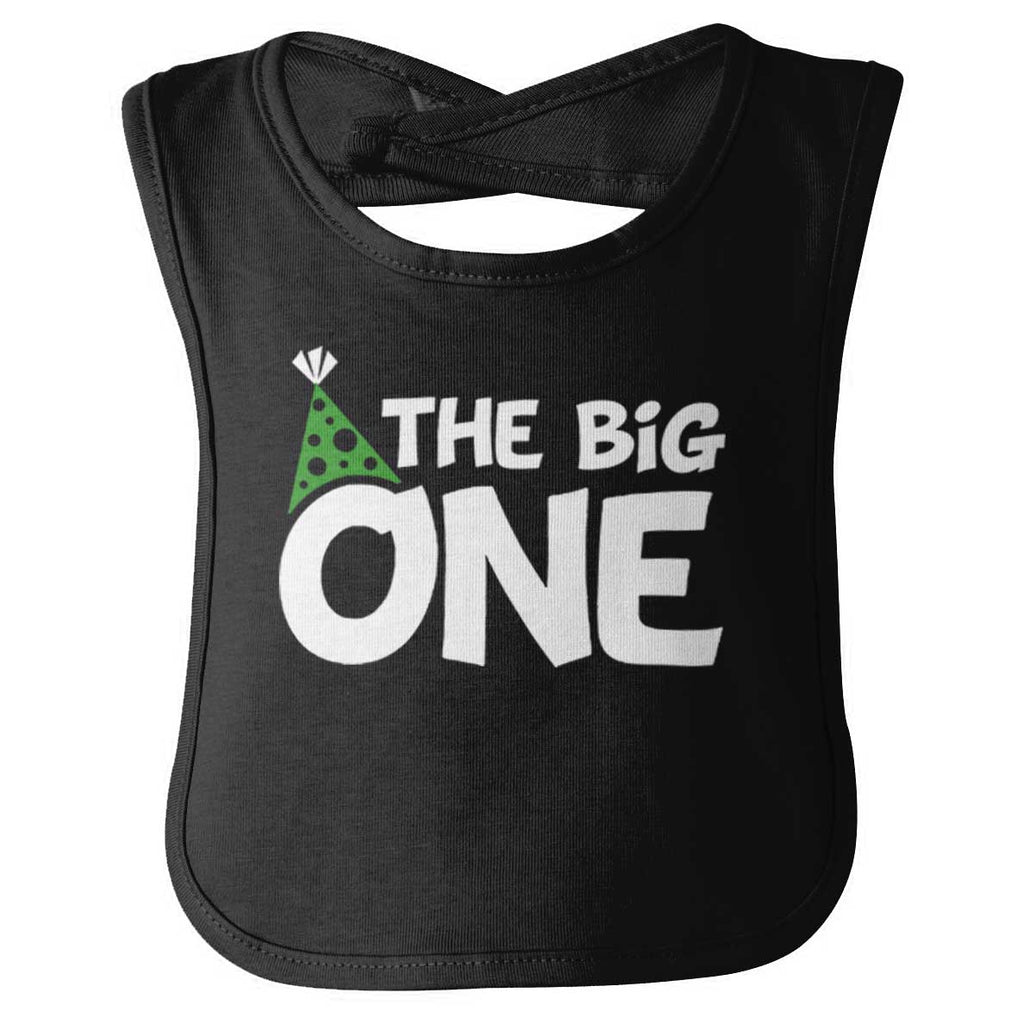 Big One Infant Baby Bib-Direct To Garment Print-Brisco Baby