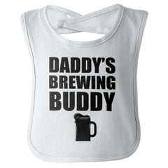 Brewing Buddy Infant Baby Bib-Direct To Garment Print-Brisco Baby