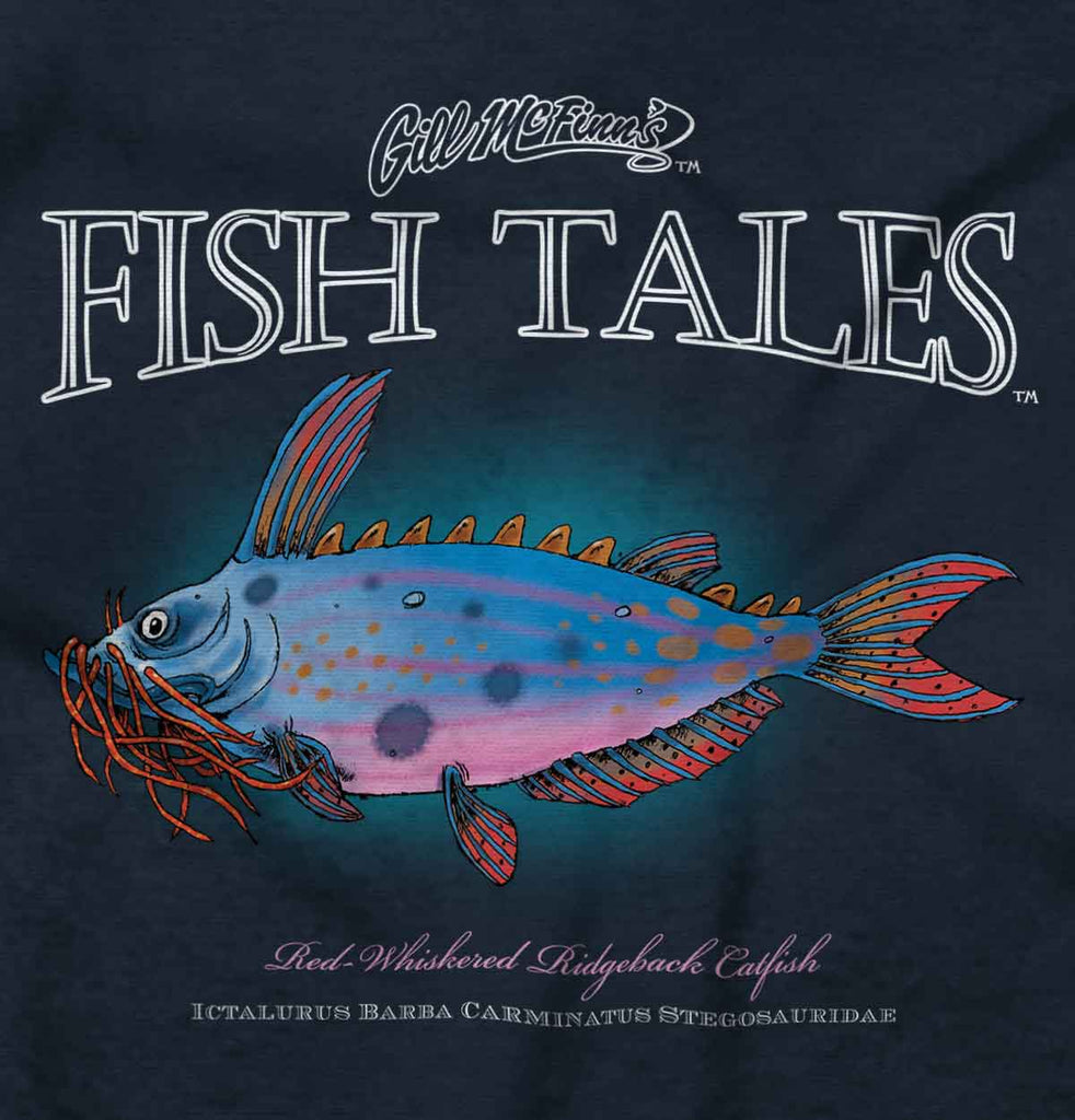 Red-Whiskered Catfish Infant Toddler T Shirt-Direct To Garment Print-Brisco Baby