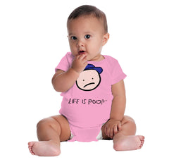 Boy Logo Romper Bodysuit-Direct To Garment Print-Brisco Baby