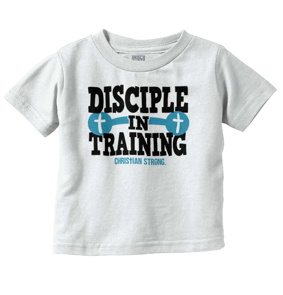 Disciple In Training Infant Toddler T Shirt-Direct To Garment Print-Brisco Baby