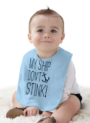 My Ship Infant Baby Bib-Direct To Garment Print-Brisco Baby