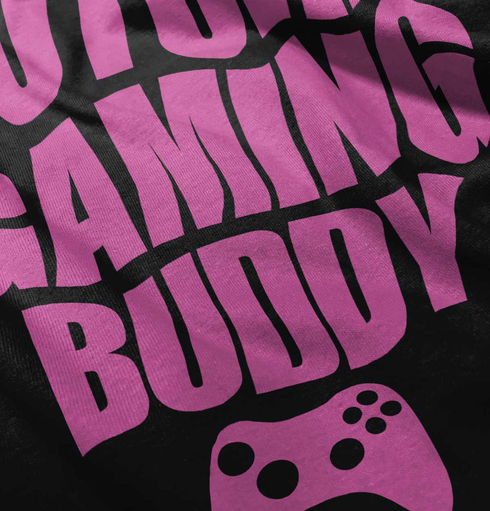 Future Gaming Buddy Toddler Ruffle Bottom Tee-Direct To Garment Print-Brisco Baby