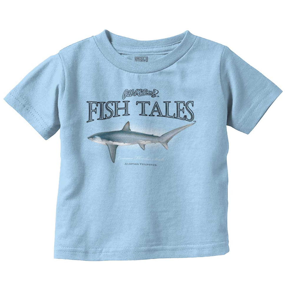 Common Thresher Shark Infant Toddler T Shirt-Direct To Garment Print-Brisco Baby