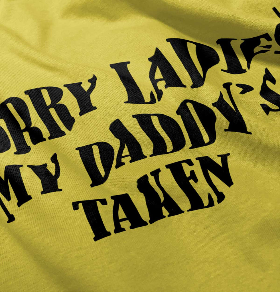 Daddy's Taken Romper Bodysuit-Direct To Garment Print-Brisco Baby