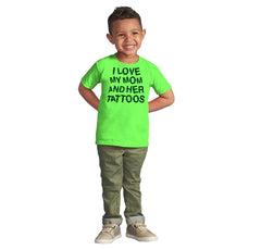 Mom's Tattoos Infant Toddler T Shirt-Direct To Garment Print-Brisco Baby