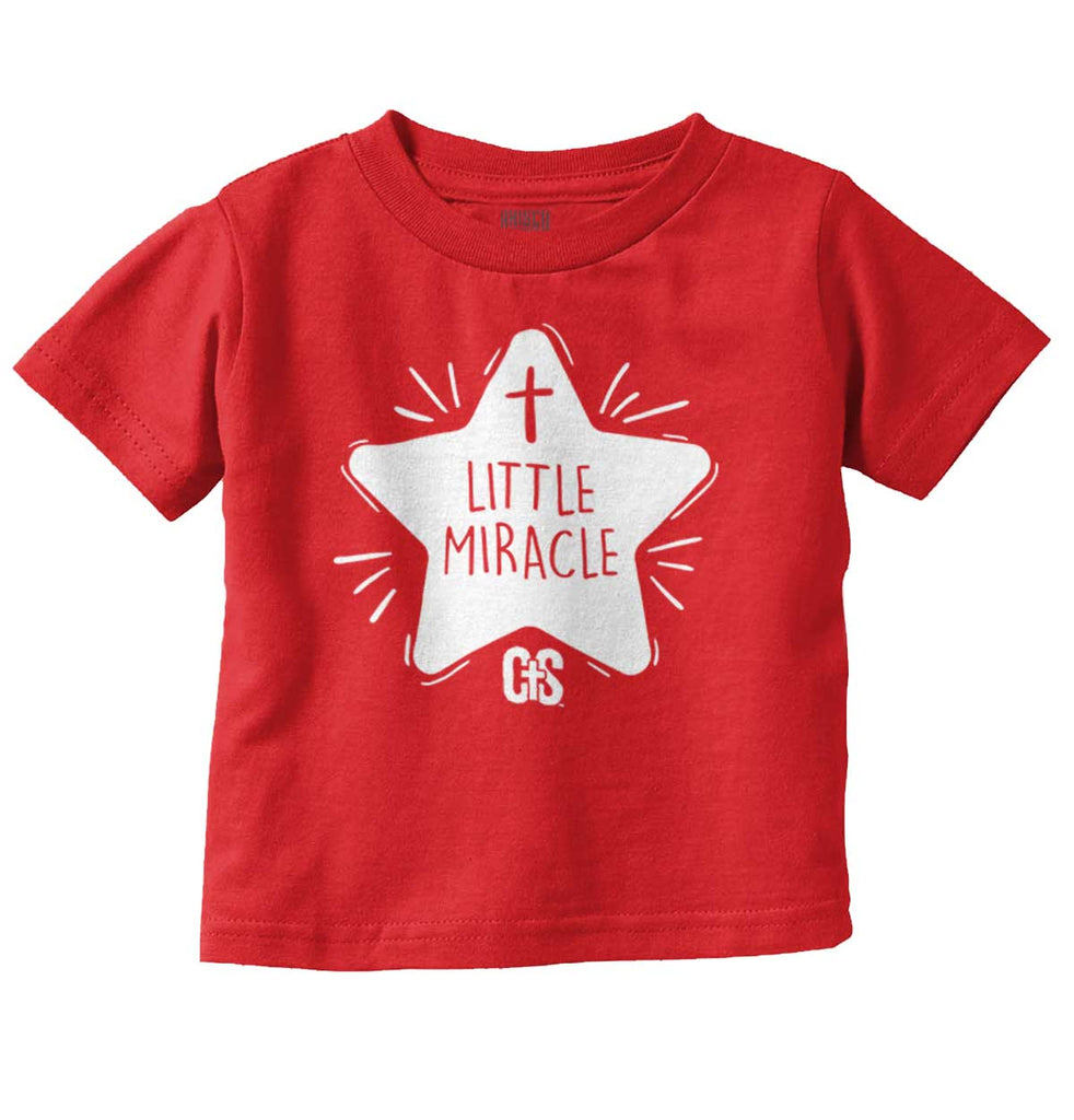 Little Miracle Infant Toddler T Shirt-Direct To Garment Print-Brisco Baby