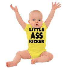 Ass Kicker Romper Bodysuit-Direct To Garment Print-Brisco Baby