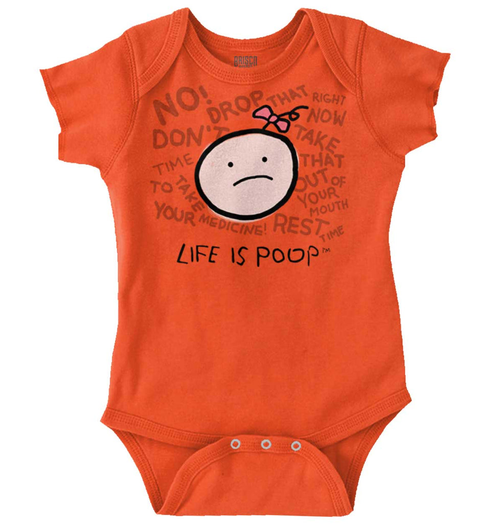 Baby Scold Romper Bodysuit-Direct To Garment Print-Brisco Baby