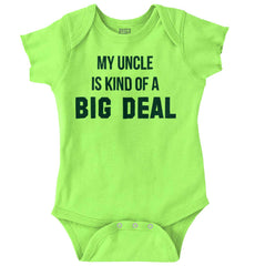 My Uncle Big Deal Romper Bodysuit-Direct To Garment Print-Brisco Baby