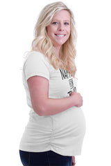 Napping For Two Maternity T-Shirt-Direct To Garment Print-Brisco Baby