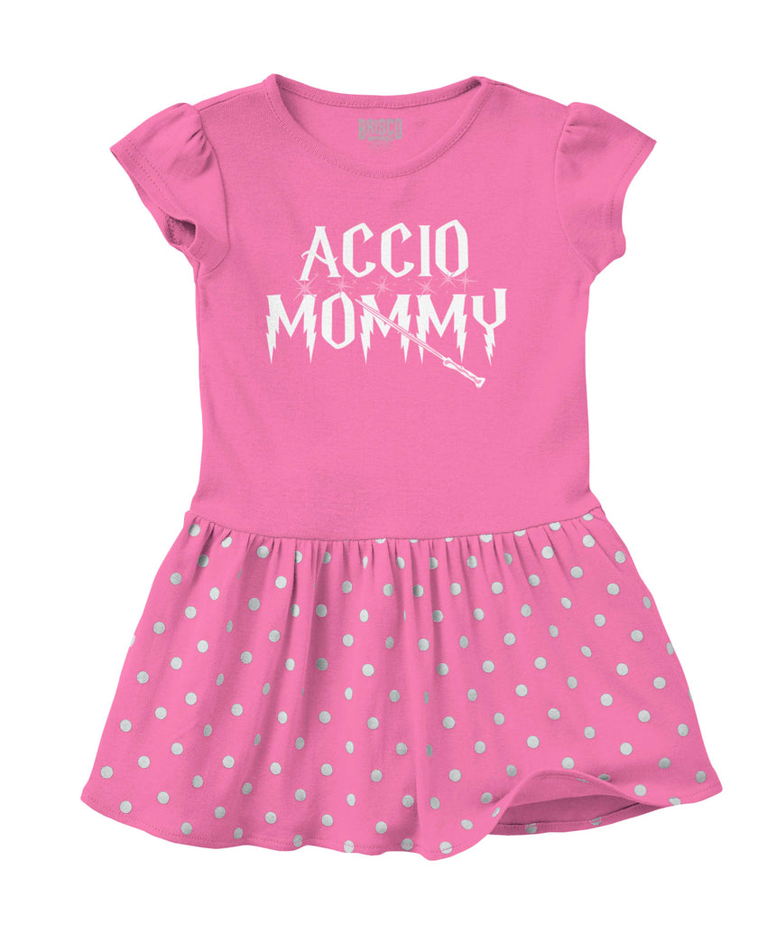 Accio Mommy Baby Polka Dot Skirt Dress-Direct To Garment Print-Brisco Baby