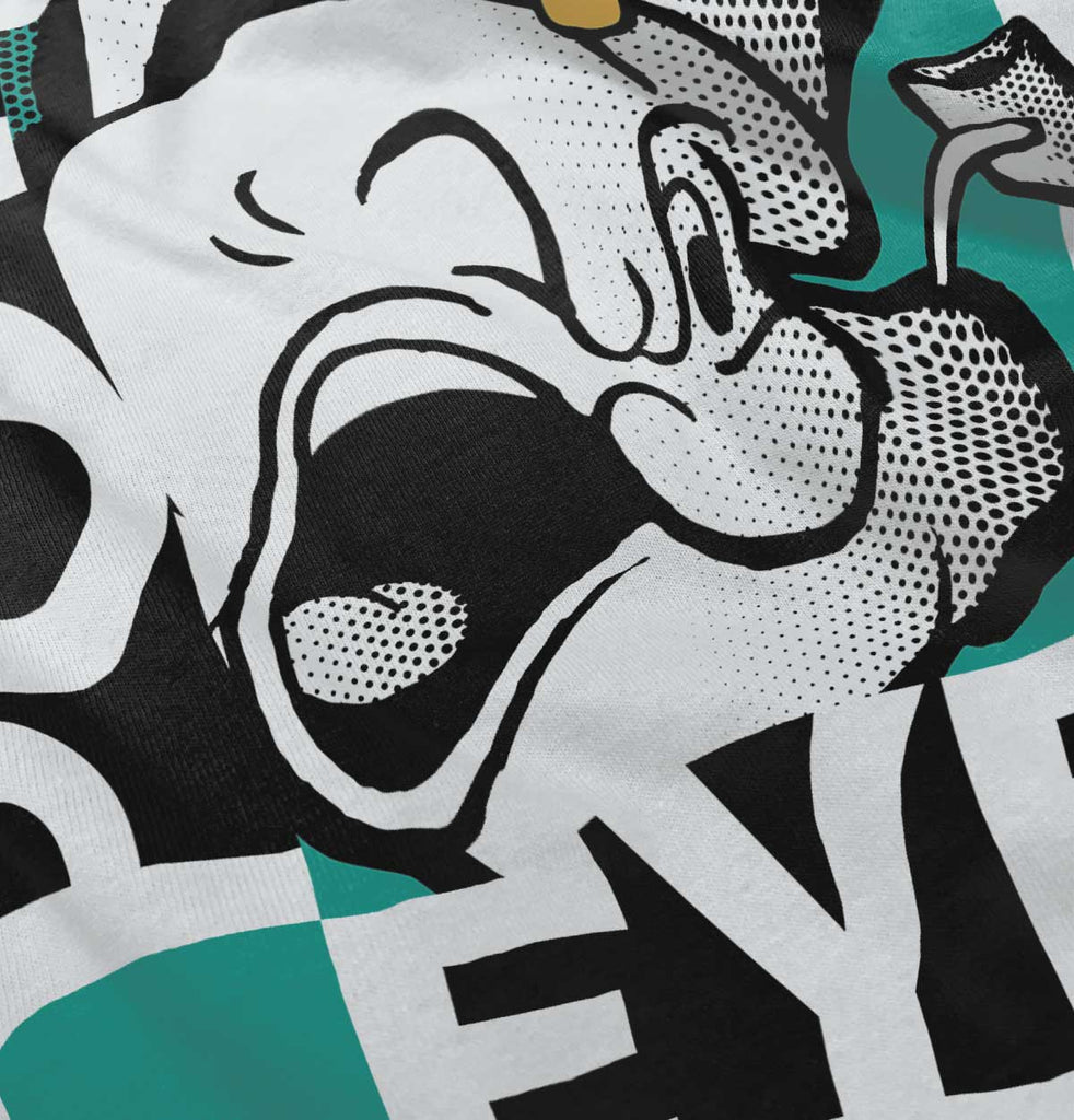 Popeye Pop Art Toddler Baseball-Direct To Garment Print-Brisco Baby