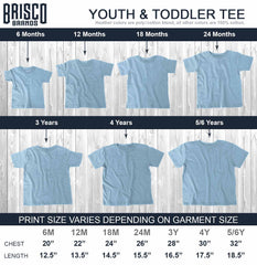 Vintage Gum Infant Toddler T Shirt-Direct To Garment Print-Brisco Baby