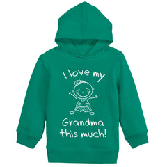 Love My Grandma Toddler Pullover Hoodie-Direct To Garment Print-Brisco Baby
