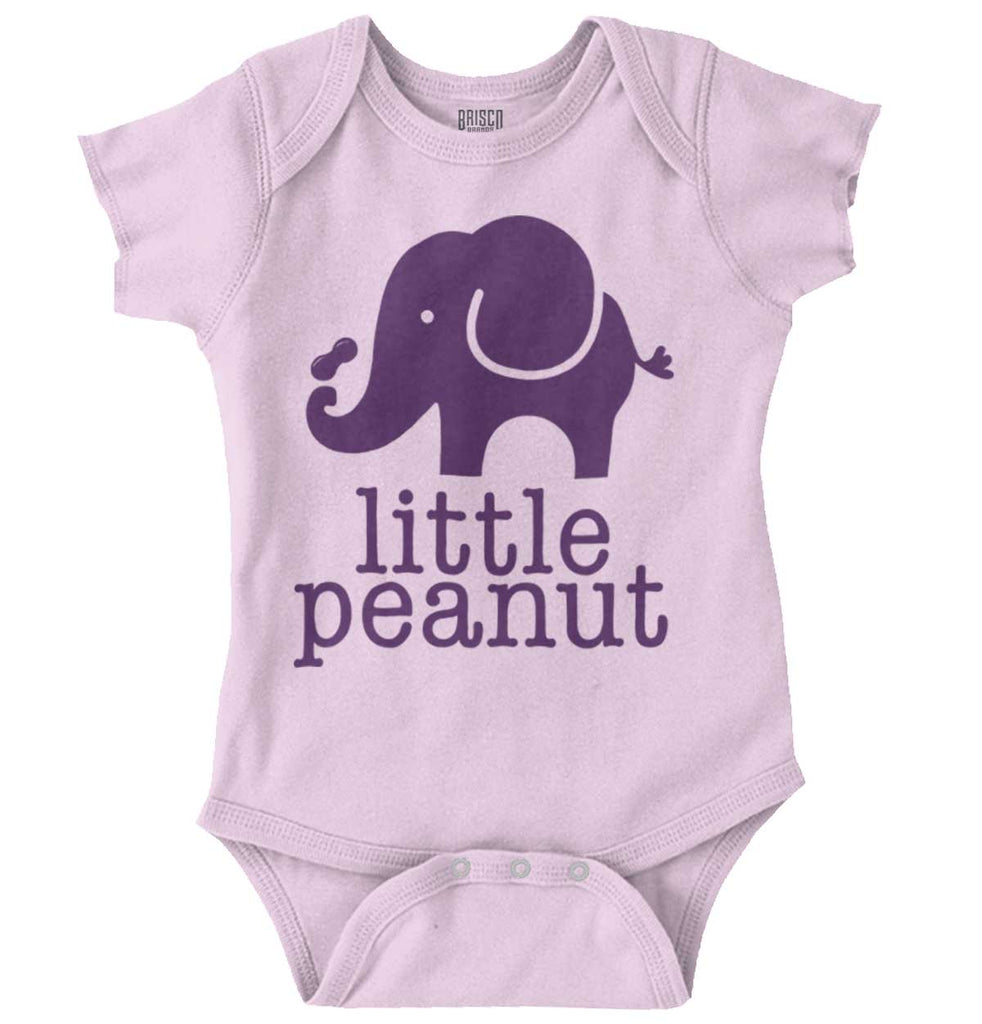 Elephant Peanut Romper Bodysuit-Direct To Garment Print-Brisco Baby