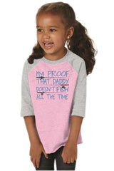 Fish All The Time Toddler Baseball-Direct To Garment Print-Brisco Baby