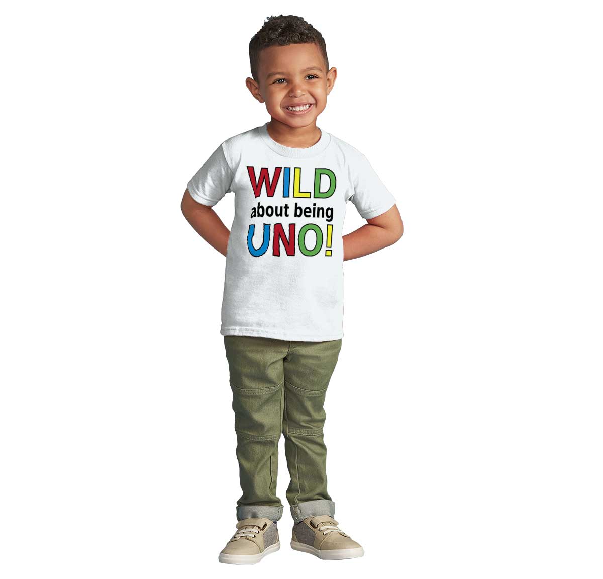 snigmord Klan sum Wild About Being Uno Infant Toddler T-Shirt | Brisco Baby