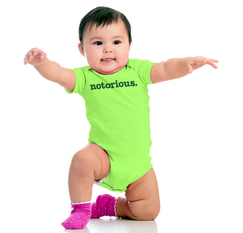 Notorious Romper Bodysuit-Direct To Garment Print-Brisco Baby