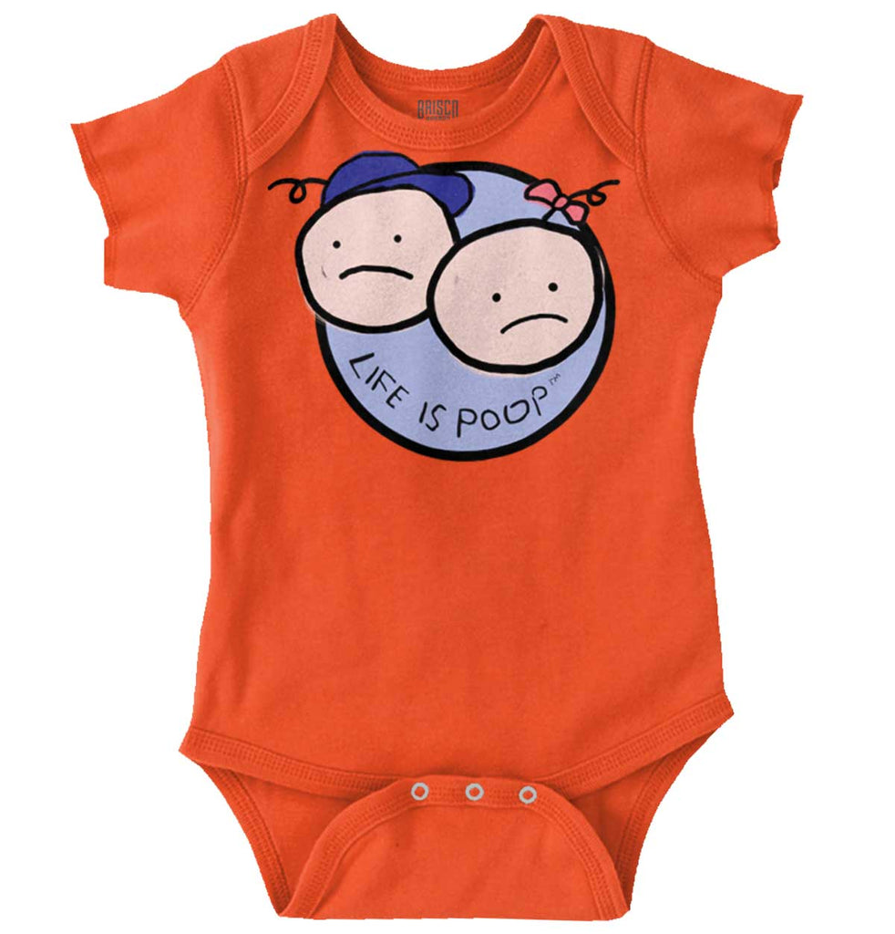 Boy and Girl Logo Romper Bodysuit-Direct To Garment Print-Brisco Baby