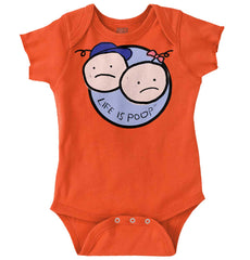 Boy and Girl Logo Romper Bodysuit-Direct To Garment Print-Brisco Baby