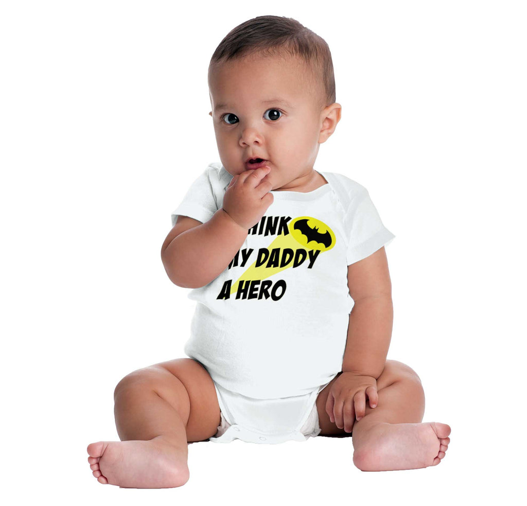 Daddy Is Batman Romper Bodysuit-Misc-Brisco Baby