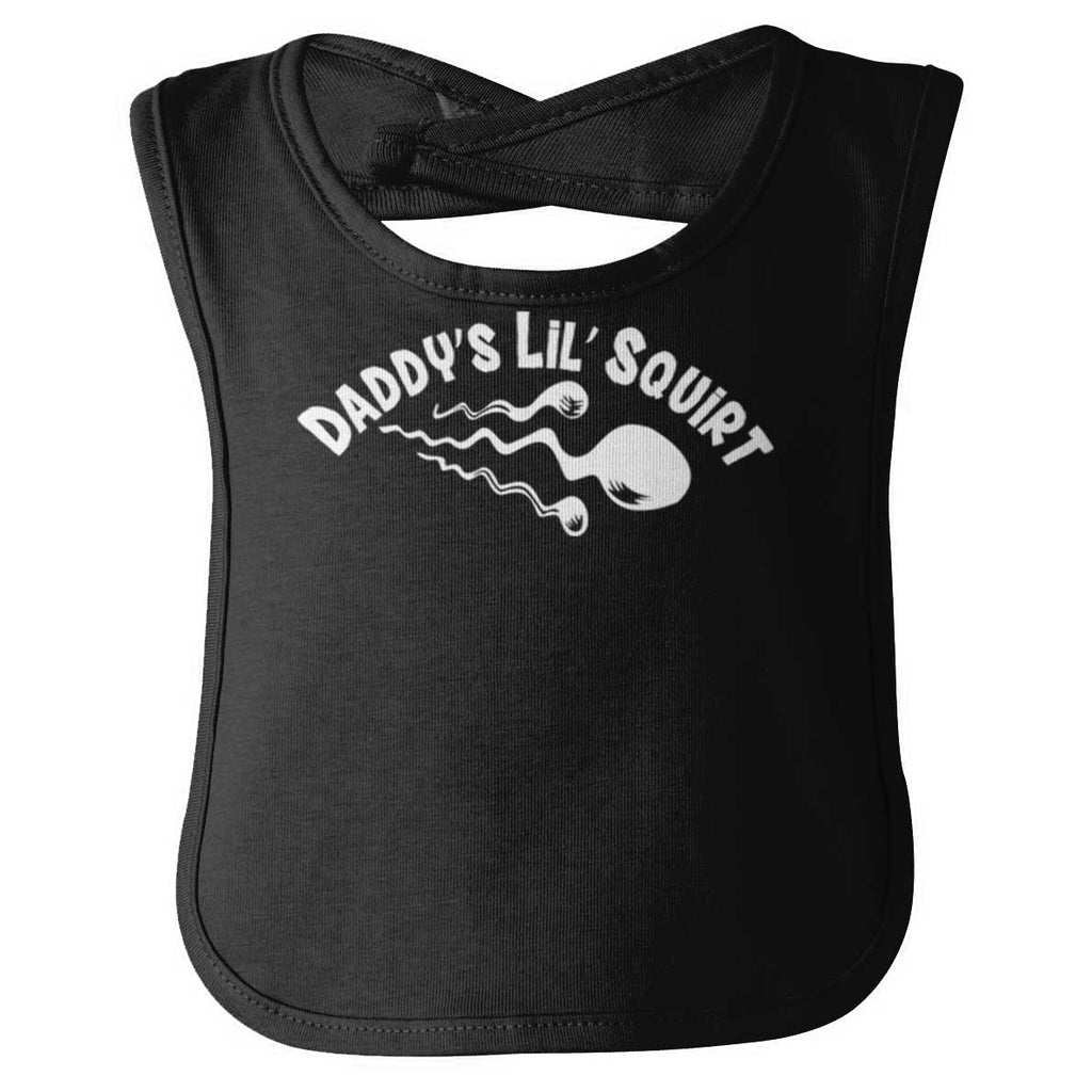 Lil Squirt Infant Baby Bib-Direct To Garment Print-Brisco Baby