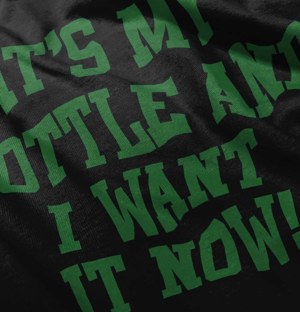 I Want It Now Infant Toddler T Shirt-Direct To Garment Print-Brisco Baby