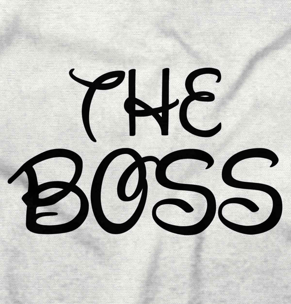 The Boss Romper Bodysuit-Direct To Garment Print-Brisco Baby
