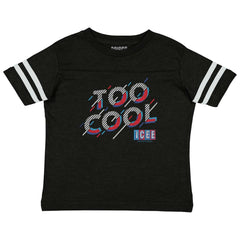 Too Cool Toddler Football Jersey Tee-Direct To Garment Print-Brisco Baby