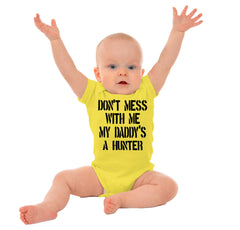 Daddy's A hunter Romper Bodysuit-Direct To Garment Print-Brisco Baby