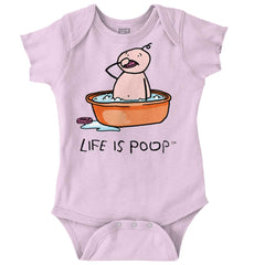 Eating Soap Romper-Direct To Garment Print-Brisco Baby