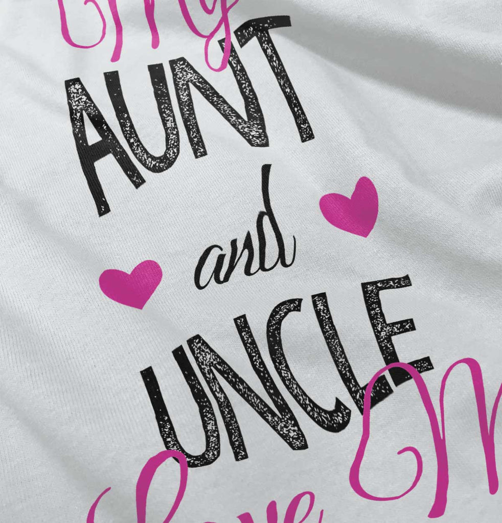 Aunt And Uncle Infant Toddler T Shirt-Direct To Garment Print-Brisco Baby