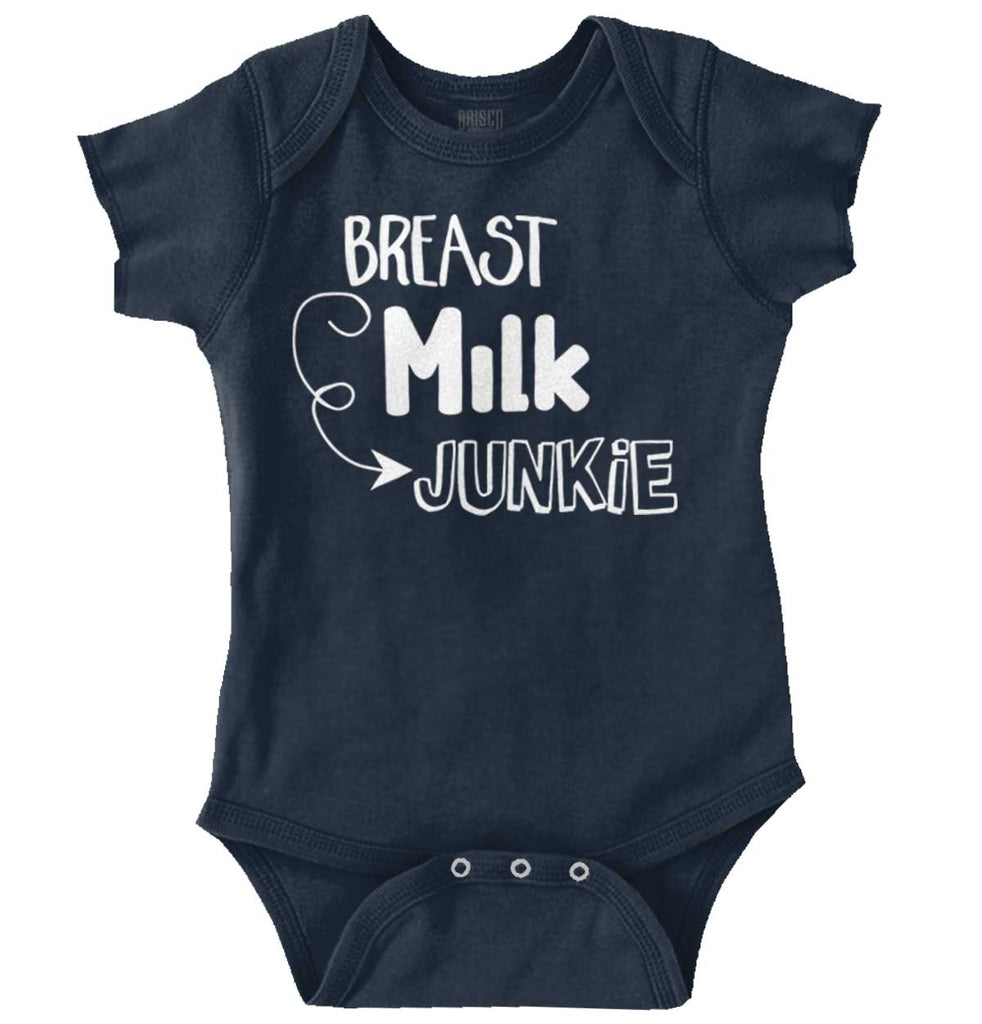Milk Junkie Romper Bodysuit-Direct To Garment Print-Brisco Baby