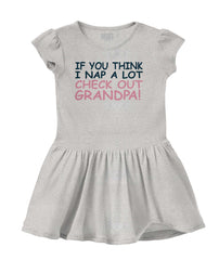 Check Out Grandpa Solid Baby Infant Dress-Direct To Garment Print-Brisco Baby