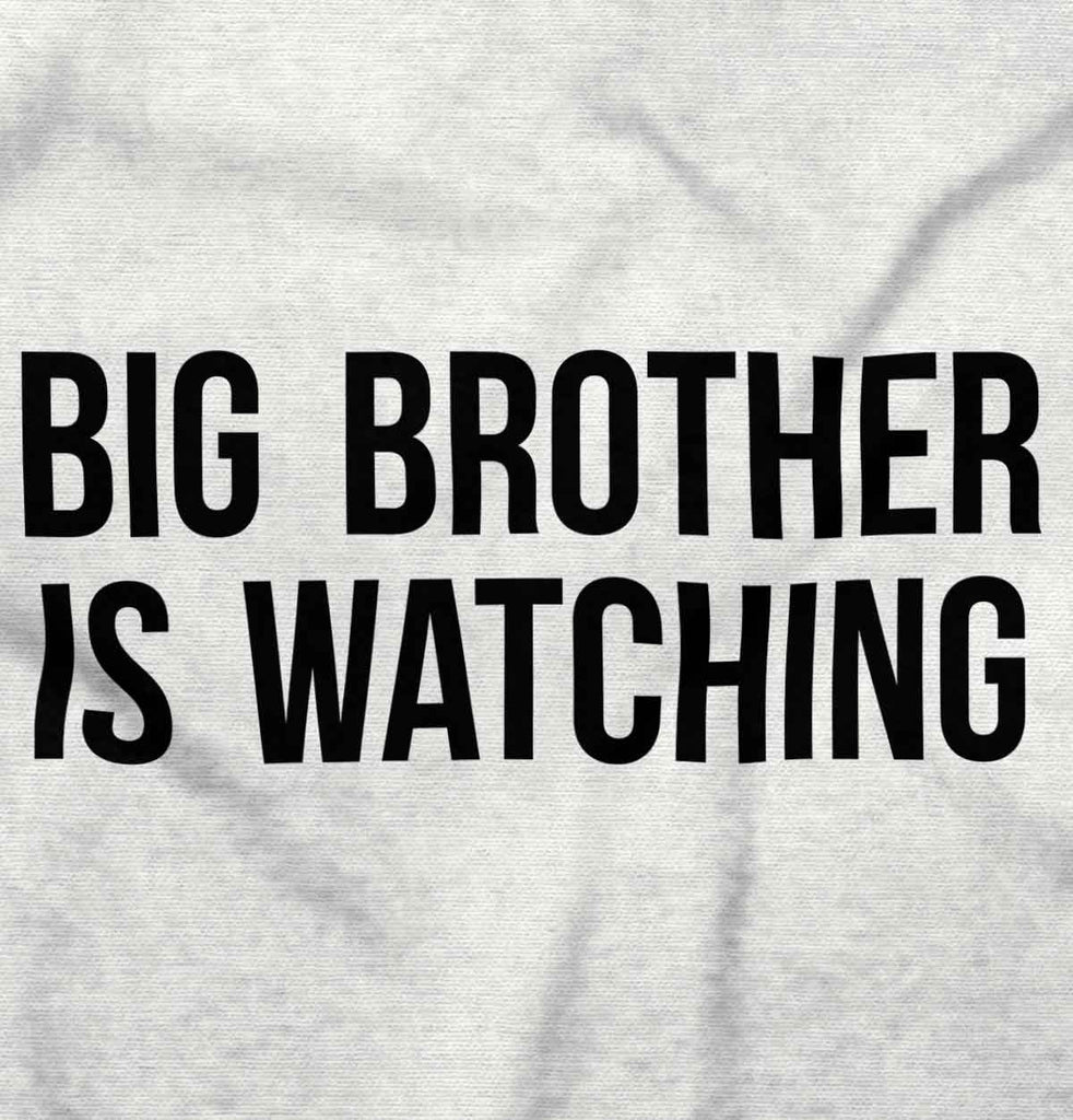 Big Brother Is Watching Infant Baby Bib-Direct To Garment Print-Brisco Baby