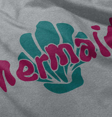 Mermaid Shell Romper Bodysuit-Direct To Garment Print-Brisco Baby