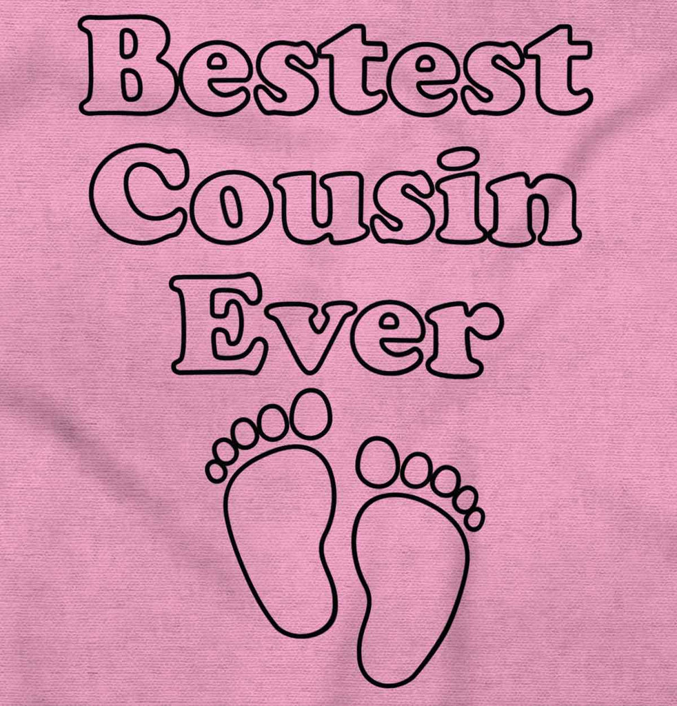 Bestest Cousin Ever Romper Bodysuit-Direct To Garment Print-Brisco Baby