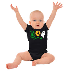 Boo Romper Bodysuit-Direct To Garment Print-Brisco Baby