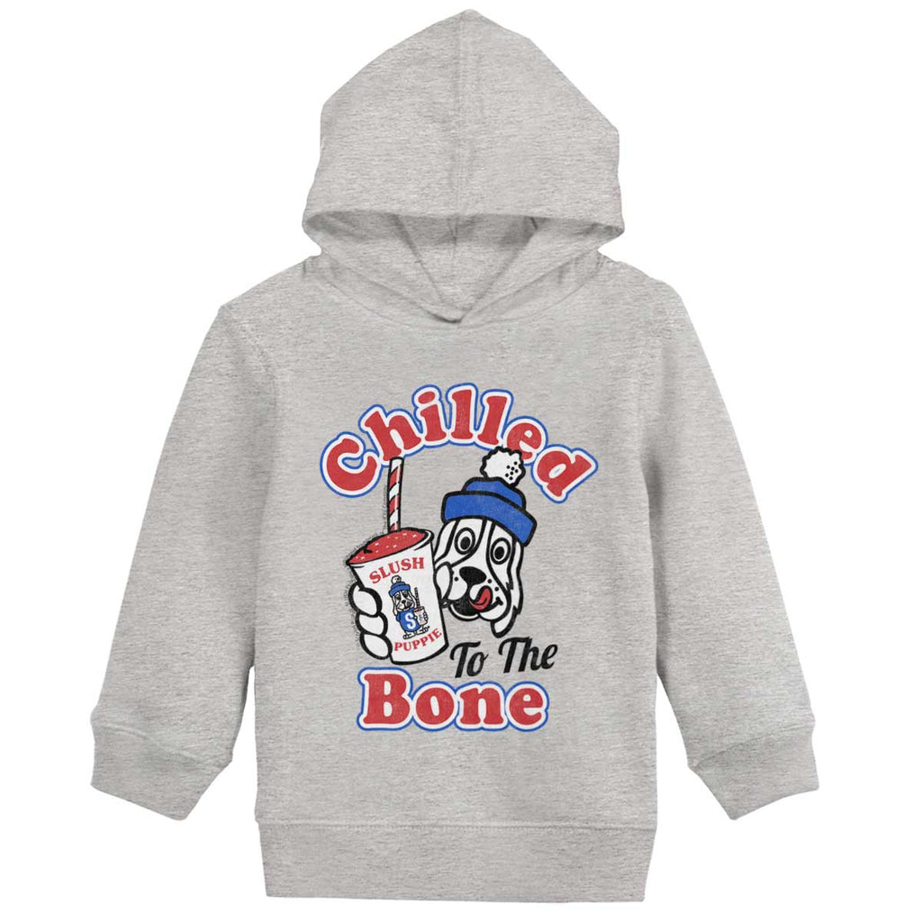 Chilled To The Bone Toddler Pullover Hoodie-Direct To Garment Print-Brisco Baby