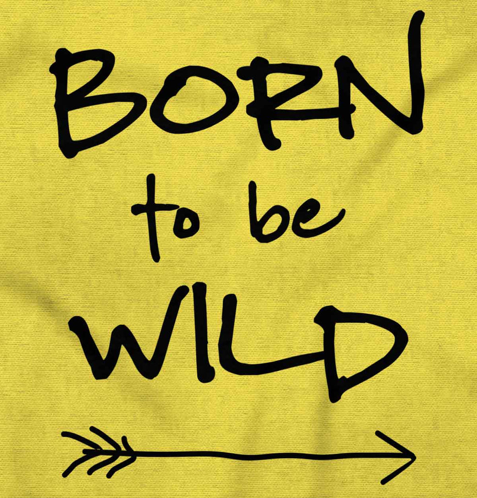 Born To Be Wild Romper Bodysuit-Direct To Garment Print-Brisco Baby