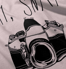 Oh Snap Camera Toddler Ruffled Trim T-Shirt-Direct To Garment Print-Brisco Baby