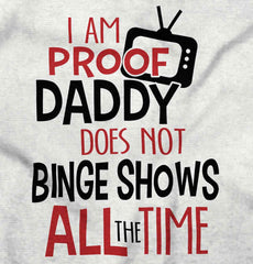 Binge TV Shows Romper Bodysuit-Direct To Garment Print-Brisco Baby