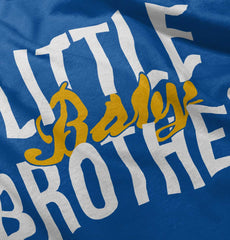 Little Baby Brother Infant Toddler T Shirt-Direct To Garment Print-Brisco Baby