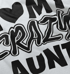 Crazy Aunt Infant Baby Bib-Direct To Garment Print-Brisco Baby
