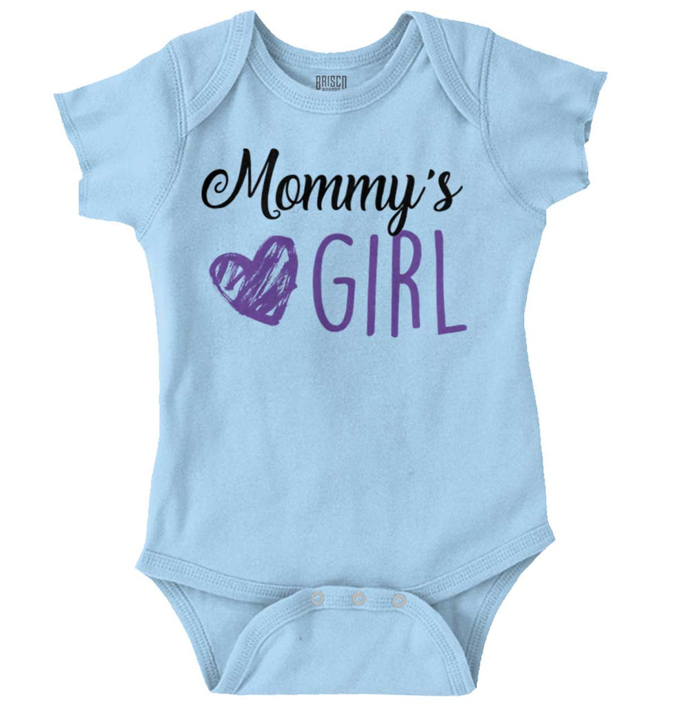 Mommy's Girl Romper Bodysuit-Direct To Garment Print-Brisco Baby